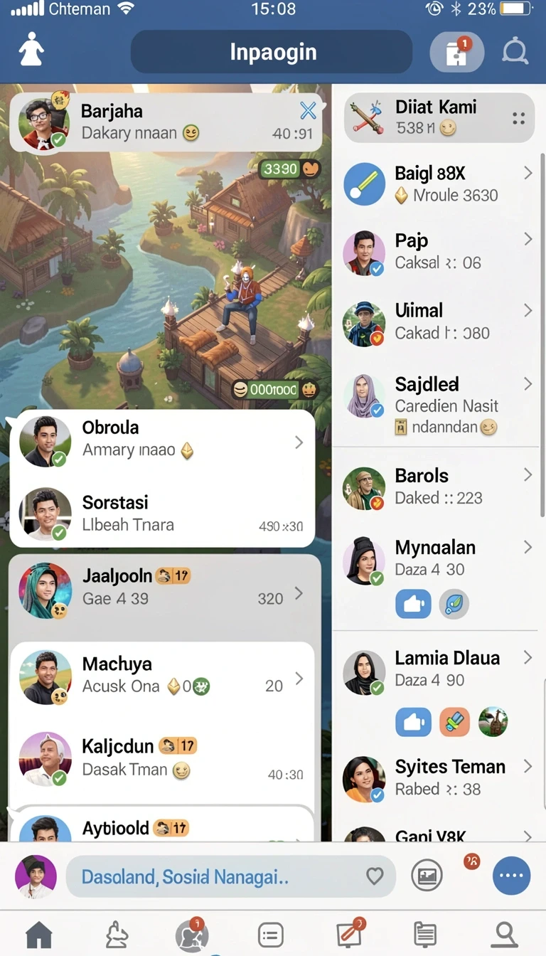 Tampilan utama aplikasi Download lgoace APK untuk Android yang intuitif dan efisien.